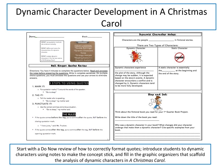 Dynamic Character Development in A Christmas Carol